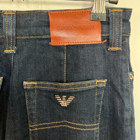 Emporio Armani rinsed denim high waisted 5 pocket jeans - Picture 4 of 4